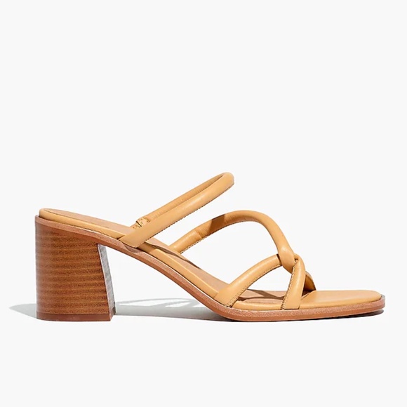 Madewell The Tayla Sandal in Leather Vintage Beige - Picture 2 of 3